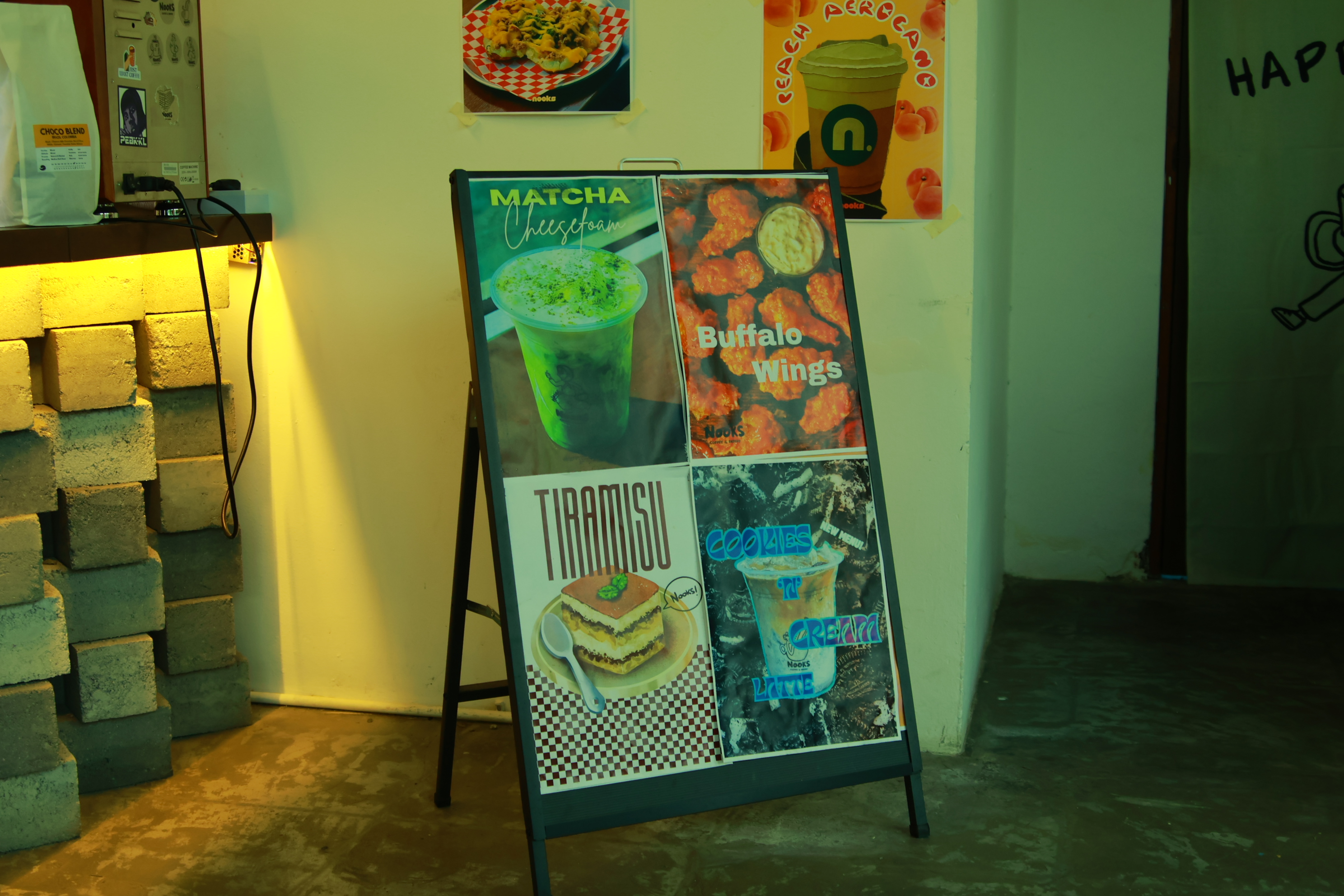 NOOKS combo promo board